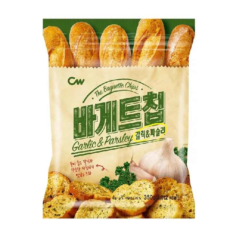 韓國青右蒜蓉多士脆片