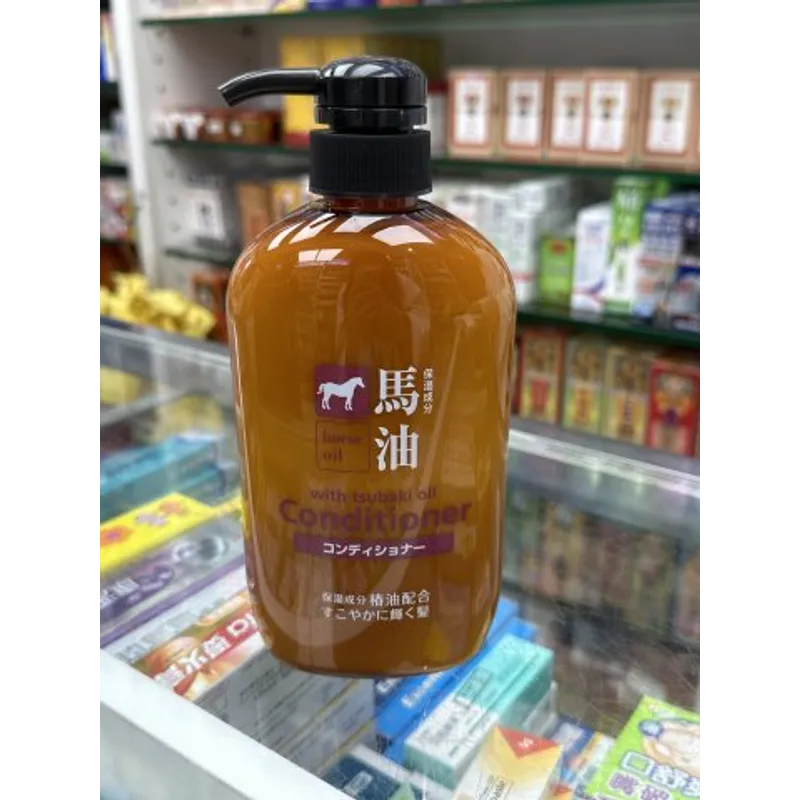 日本熊野油脂馬油護髮素600ML