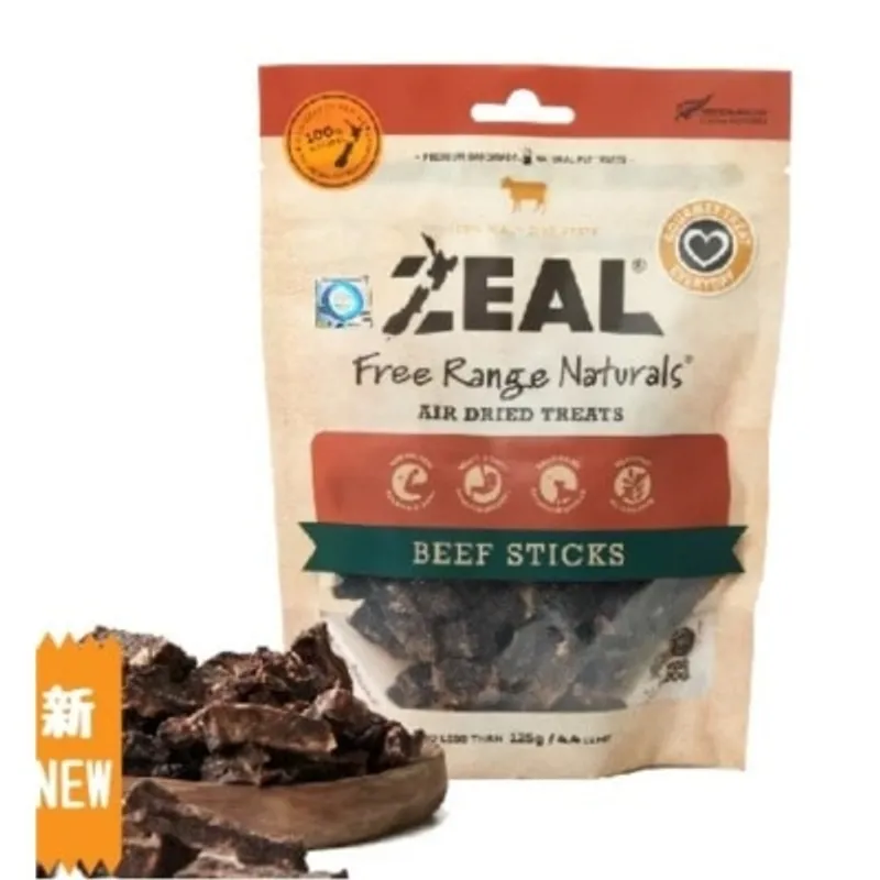 Zeal ZEAL 狗小食 紐西蘭牛肉條 Beef Sticks 125g