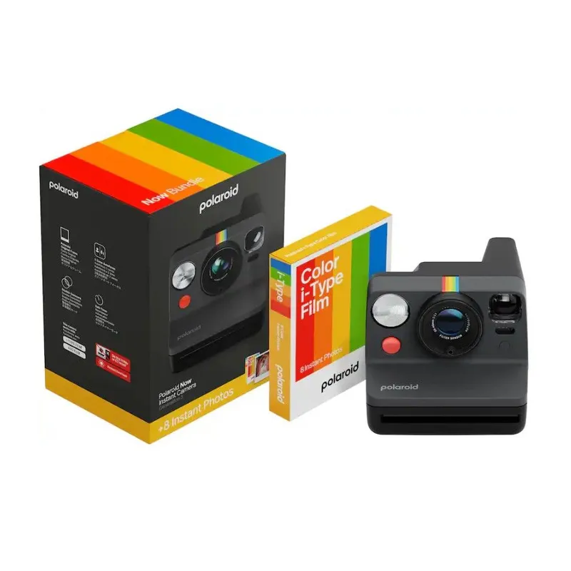 POLAROID NowGen3即影即有相機連8張相紙套裝(黑色) NOWGEN3/EB/BLACK