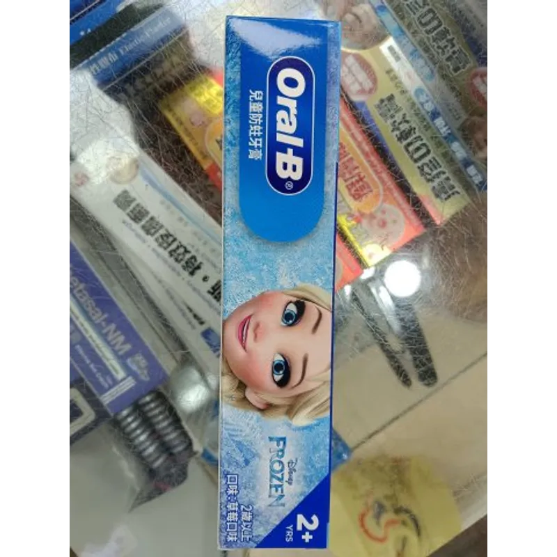 ORAL-B兒童(2歲以上)防蛀牙膏_魔雪奇緣(草莓味)40克