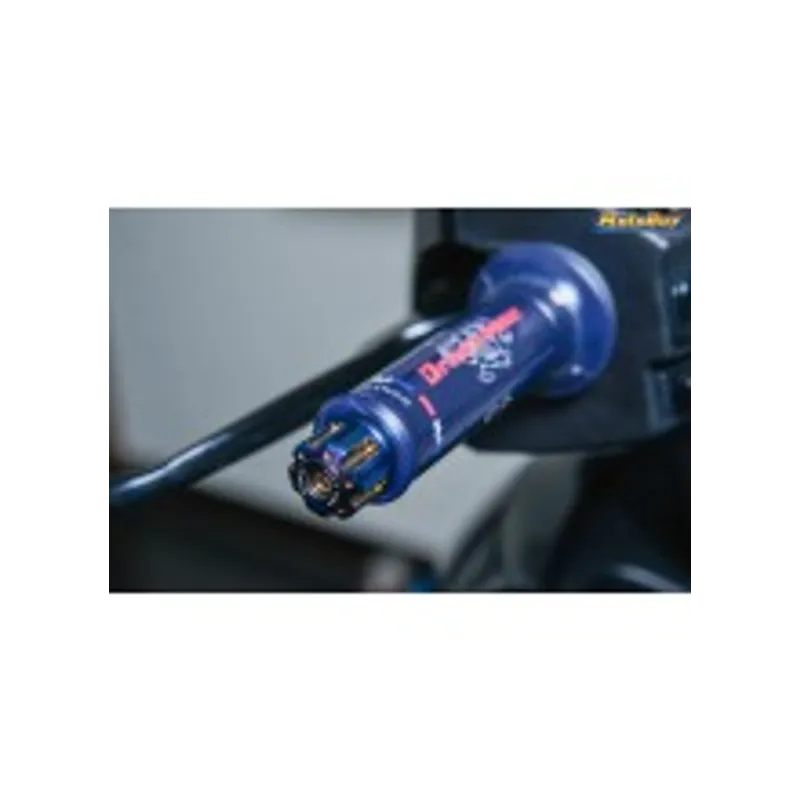 Dream Base骷顱圖騰握把套連鍍鈦端子