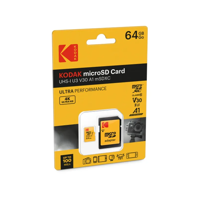 KODAK microSD記憶卡(64GB) EKMSDM64GXC10HPRK