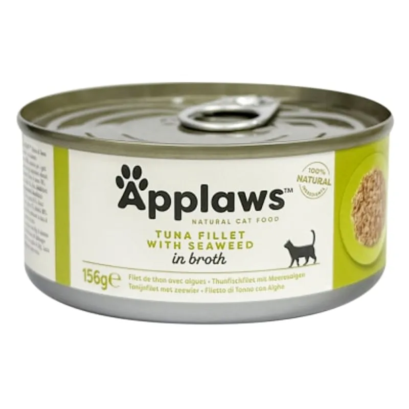 APPLAWS 貓罐頭 - 吞拿魚&紫菜 (156g) Tuna Fillet with Seaweed 2009