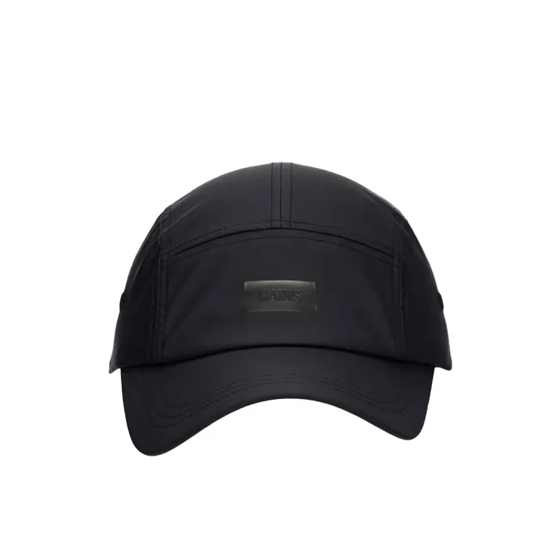 RAINS 5 PanelCap W1 Black-帽