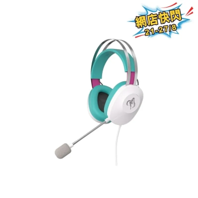 ASUS 華碩 TUF Gaming H1 Gen II Hatsune Miku Edition 電競耳機