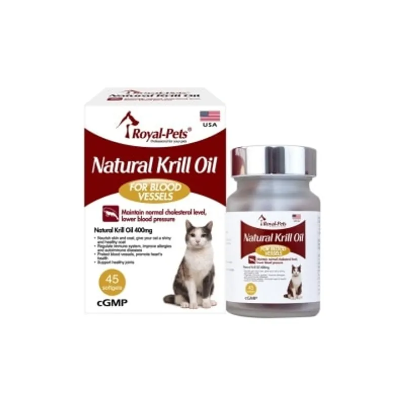 ROYAL-PETS 天然磷蝦油45粒軟膠囊