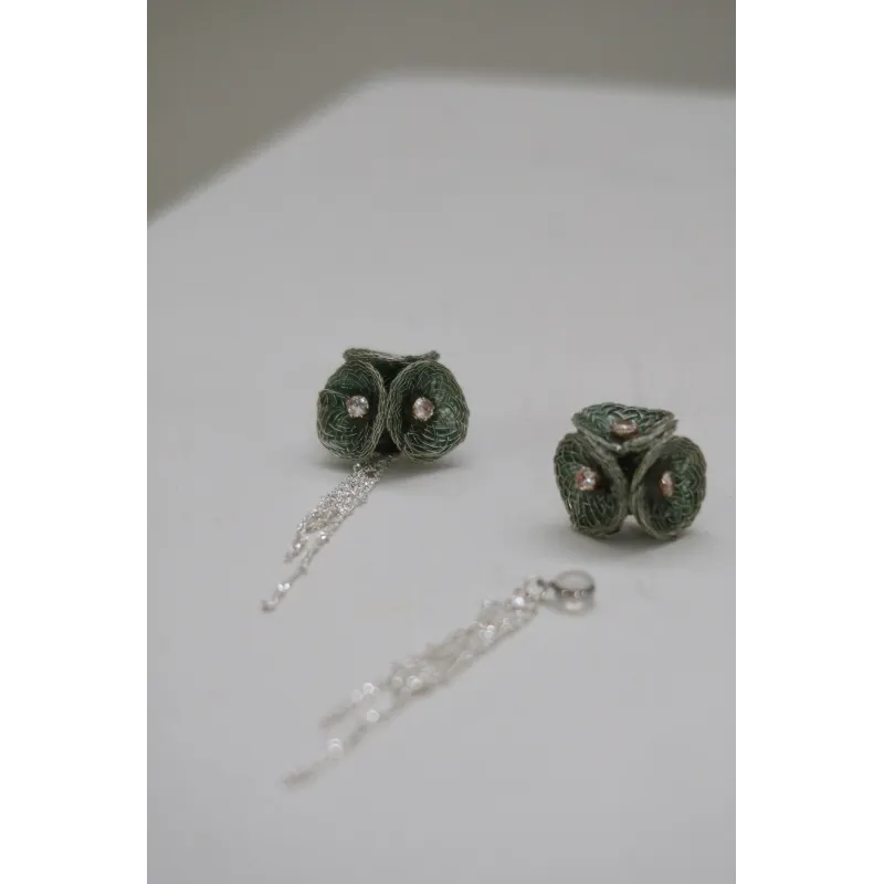 Rainbow Triple Flower Spirit Earrings
