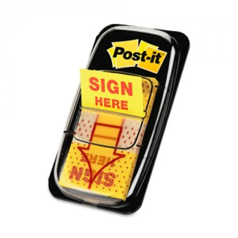 3M Post-it 680-9 Sign Here告示貼