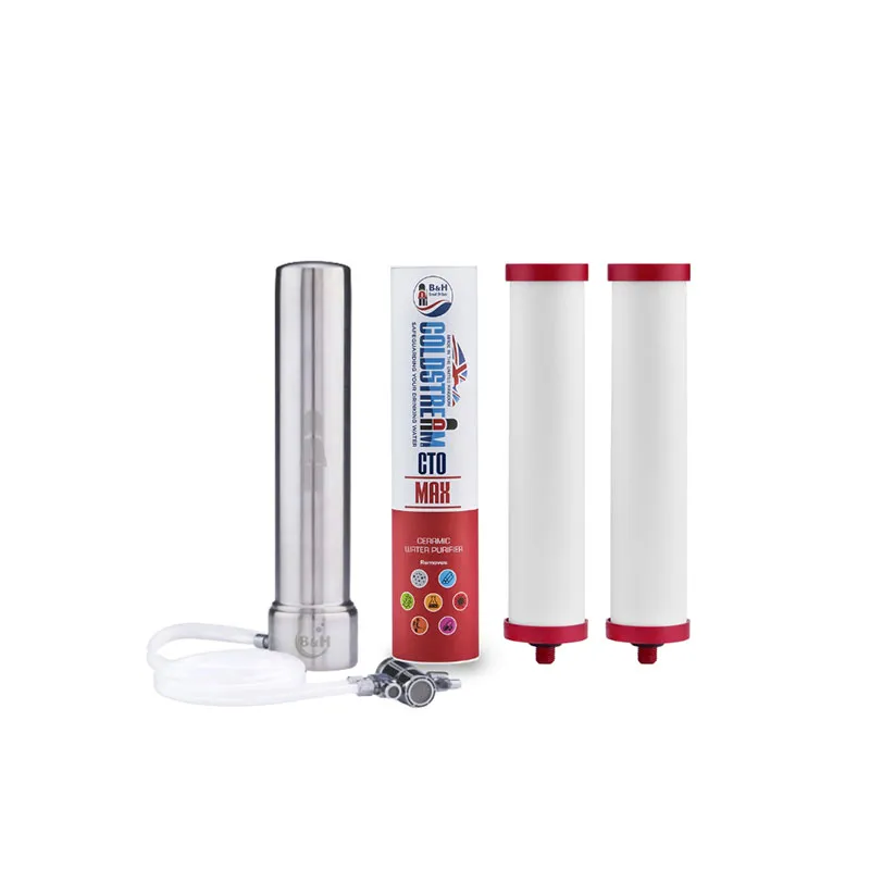B&H 皇家卫兵 Ocean CTO Max 磨砂双管滤水器1机跟2芯套装