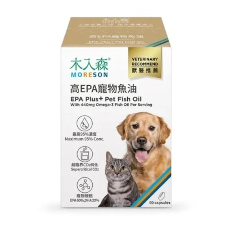 木入森 高EPA寵物魚油 (60粒) 貓犬適用 保健品膠囊 021970