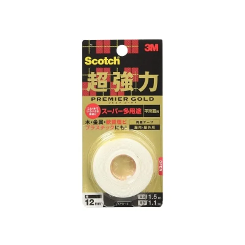 思高 金裝超強力雙面膠貼(KPS-12)